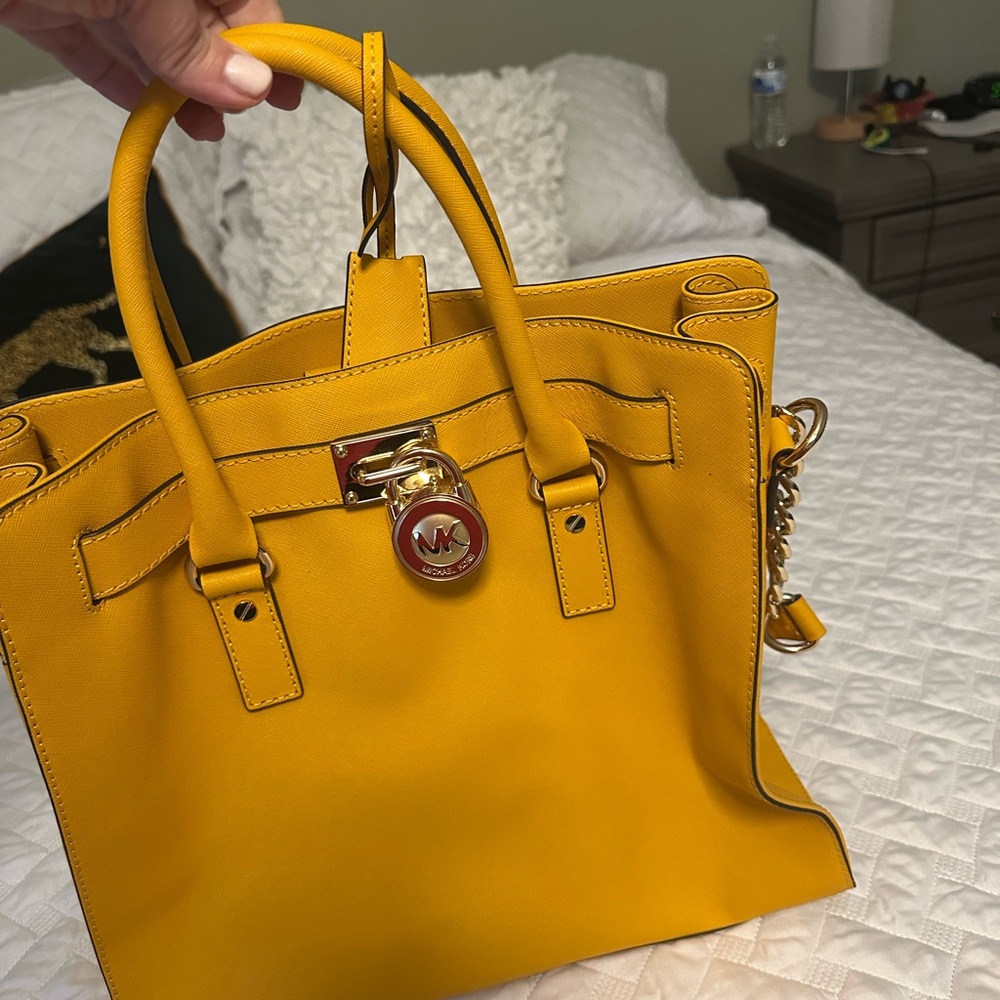 Michael Kors Mustard Yellow Satchel